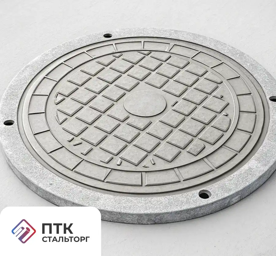 Люк чугунный легкий тип Л (А15) 1-55 ГОСТ 3634-2019