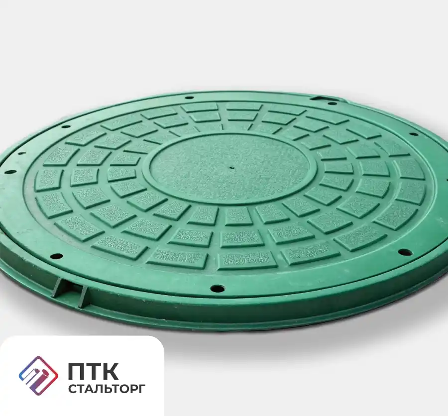 Люк Л полимерно-песчаный легкий 3т коричневый