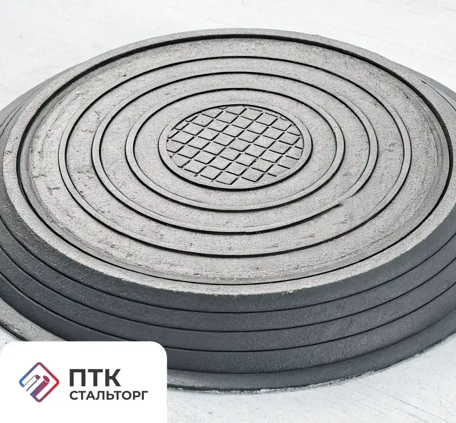 Стальная крышка к телефонному люку ГТС