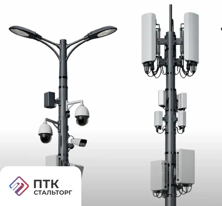 Опора двойного назначения ОДН-24 фланцевая трубчатая