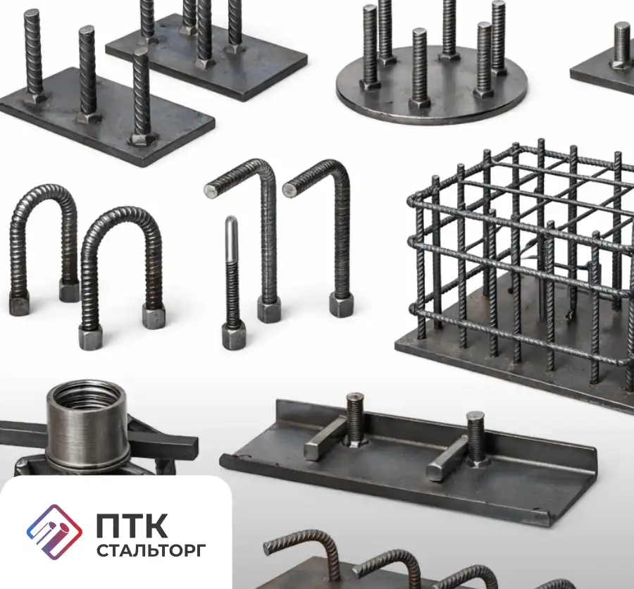 Закладная деталь фундамента ЗФ-20/4/К180-1,2-б